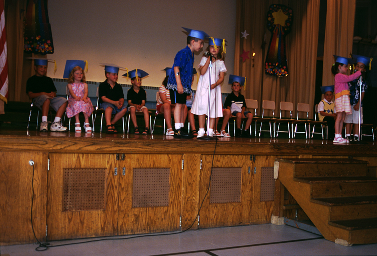 04-06-15, 18, Mikey during Kindergarten Graduation