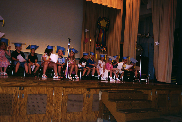 04-06-15, 24, Mikey during Kindergarten Graduation