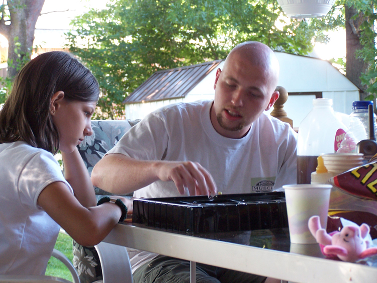 04-06-20, 01, Andrea and Michael, Fathers' Day