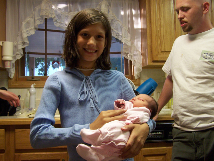 04-06-20, 09, Andrea, Kaitlyn and Michael, Fathers' Day