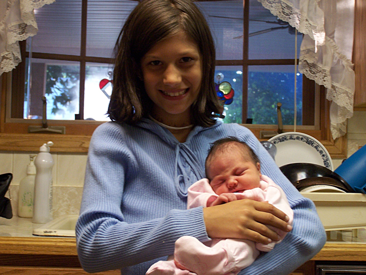 04-06-20, 11, Andrea and Kaitlyn, Fathers' Day