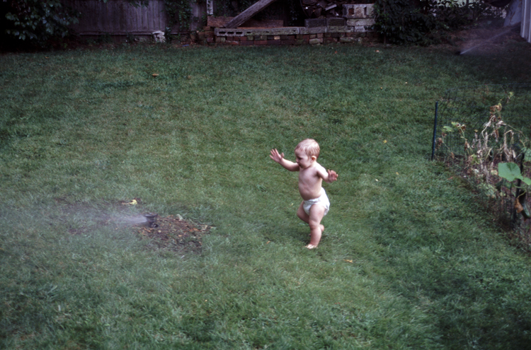 04-08-15, 16, Connor in the sprinklers