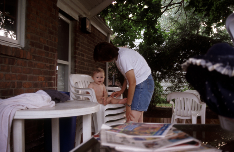 04-08-15, 19, Connor and Linda on Porch