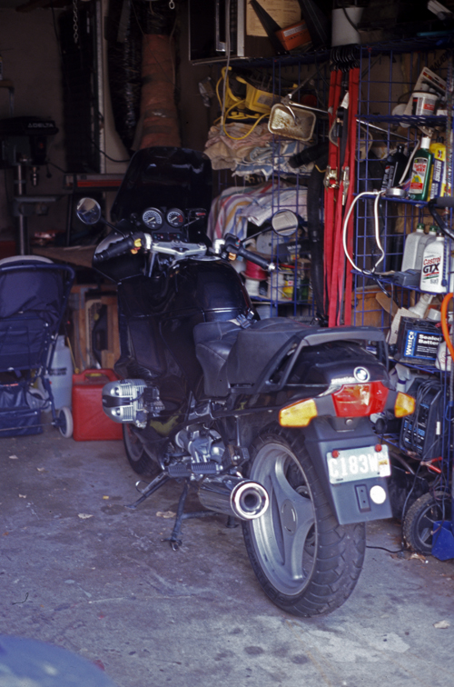 04-08-17, 02, Motorcycle in Garage