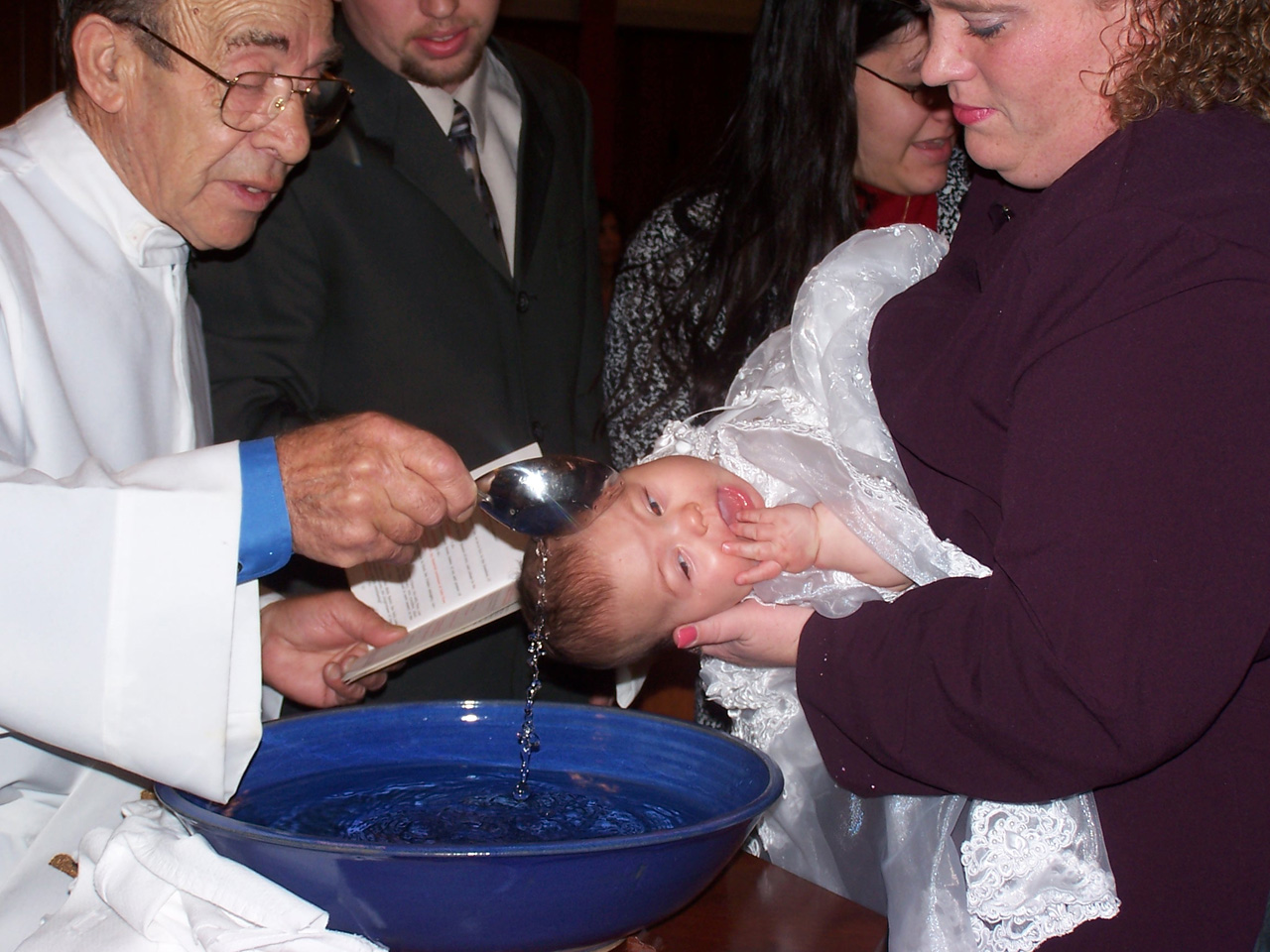 04-11-21, 041, Lisa, Kaitlyn, Connor, and Jody, Christening