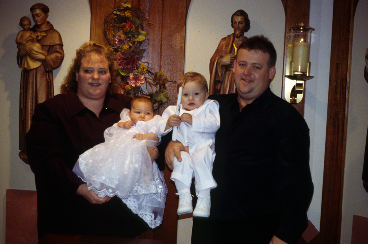 04-11-21, 05, Jody, Kaitlyn, Connor, and Bill, Christening