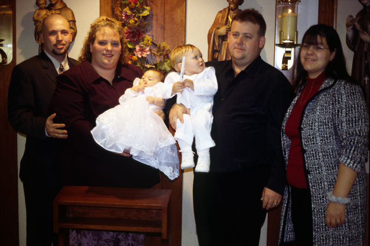 04-11-21, 09, Michael, Jody, Kaitlyn, Connor, Bill, Lisa, Christening