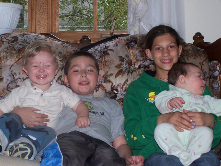 05-05-08, 15, Connor, Mikey, Andrea and Kaitlyn