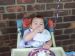 05-06-18, 21, Kaitlyn eating cake, Kaitlyn's Birthday.