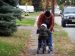 05-10-29, 104, Gerry and Connor learning to ride, Saddle Brook, NJ