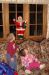 05-12-07, 11, Connor and Kaitlyn checking out Santa Claus