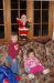 05-12-07, 13, Connor and Kaitlyn checking out Santa Claus