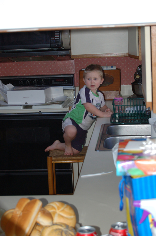 06-02-26, 42, Connor in kitchen, Maitland, Fl