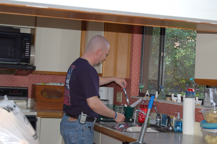 06-02-26, 43, Michael doing Dishes, Maitland, Fl