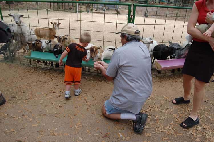 06-03-02, 24, Connor & Gerry with Goats, Green Meadows, Fl