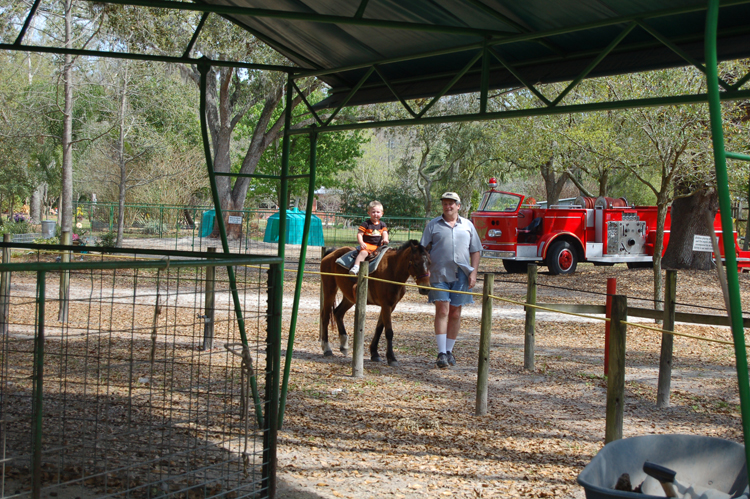 06-03-02, 55, Gerry with Connor on Pony, Green Meadows, Fl