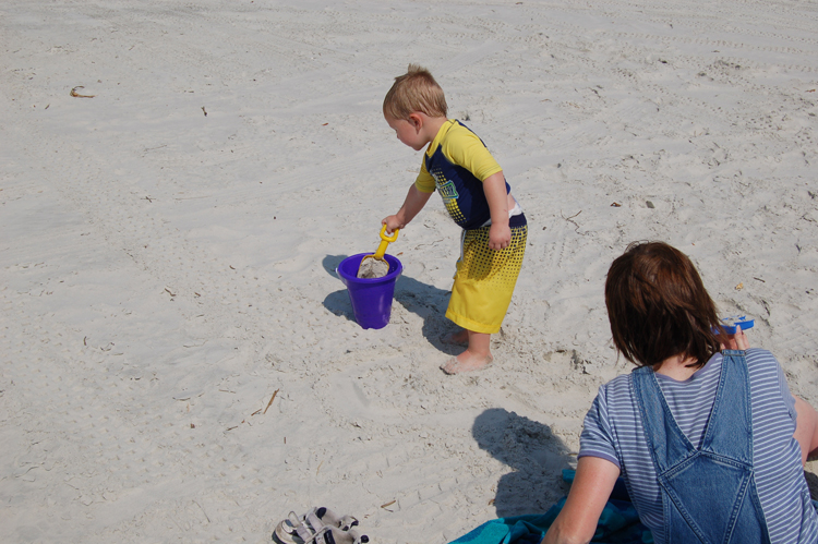 06-03-03, 01, Connor and Linda, New Smyrna Beach, Fl