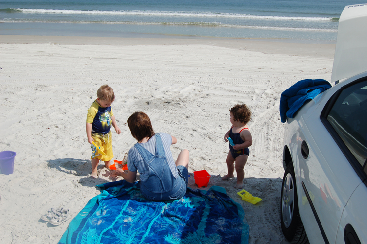 06-03-03, 02, Connor, Linda and Kaitlyn, New Smyrna Beach, Fl