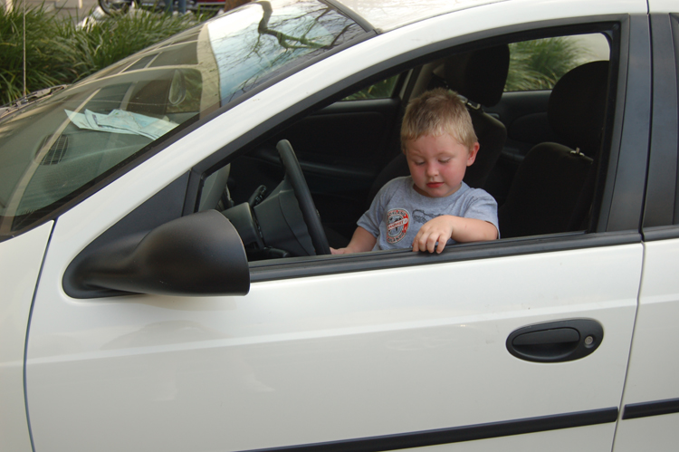 06-03-03, 05, Connor driving, Maitland, Fl