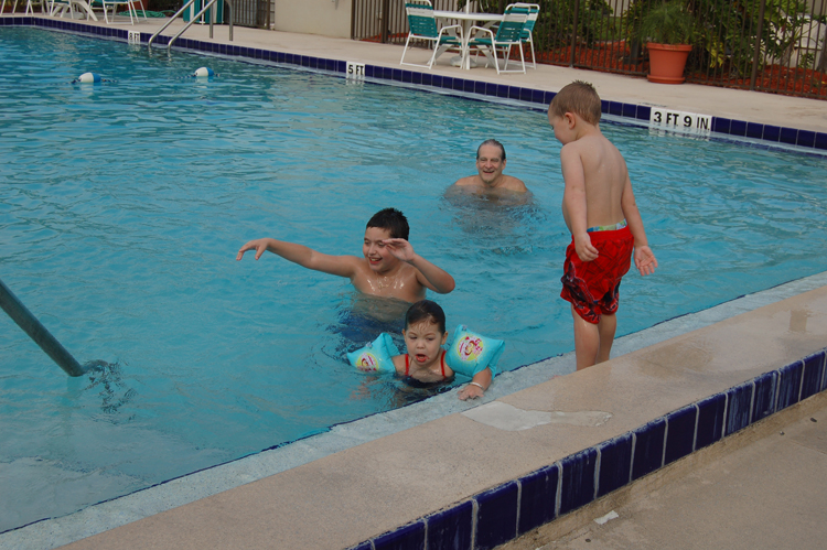 07-02-26, 083, The Crew, Pool, Hampton Inn, FL