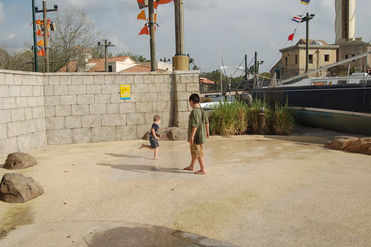 07-03-02, 174, Connor and Mikey, Sea World, FL