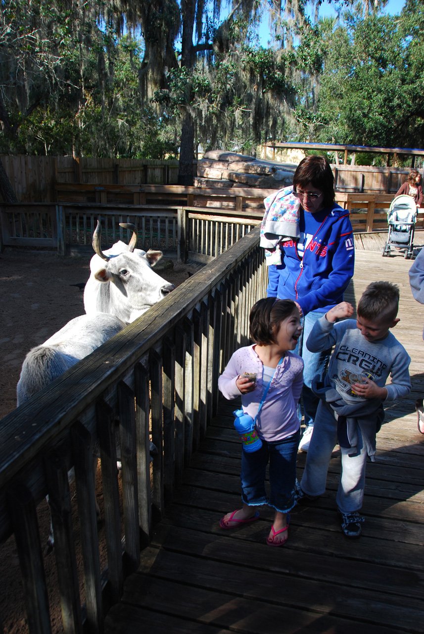 2009-12-30, 071, Kaitlyn and Connor at the Zoo, Florida