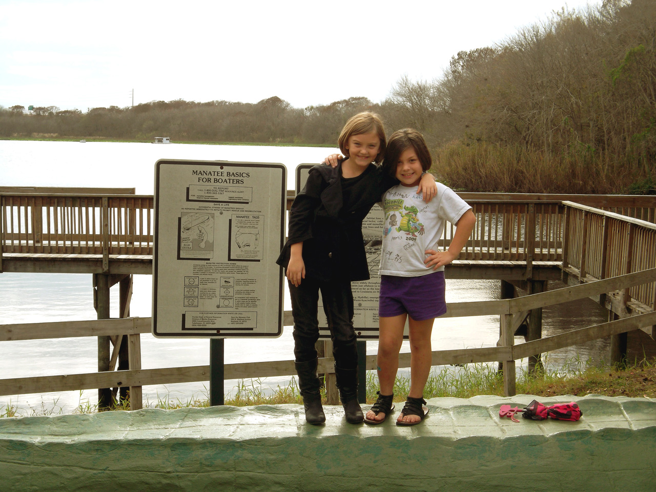 2013-01-07, 008, Izzie and Kaitlyn, Lake Monroe, FL