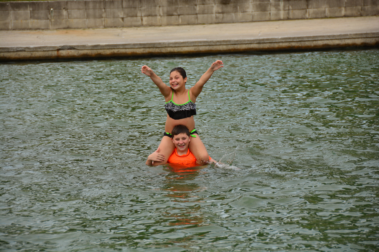 2015-01-05, 021, Connor & Kaitlyn Swimming in January