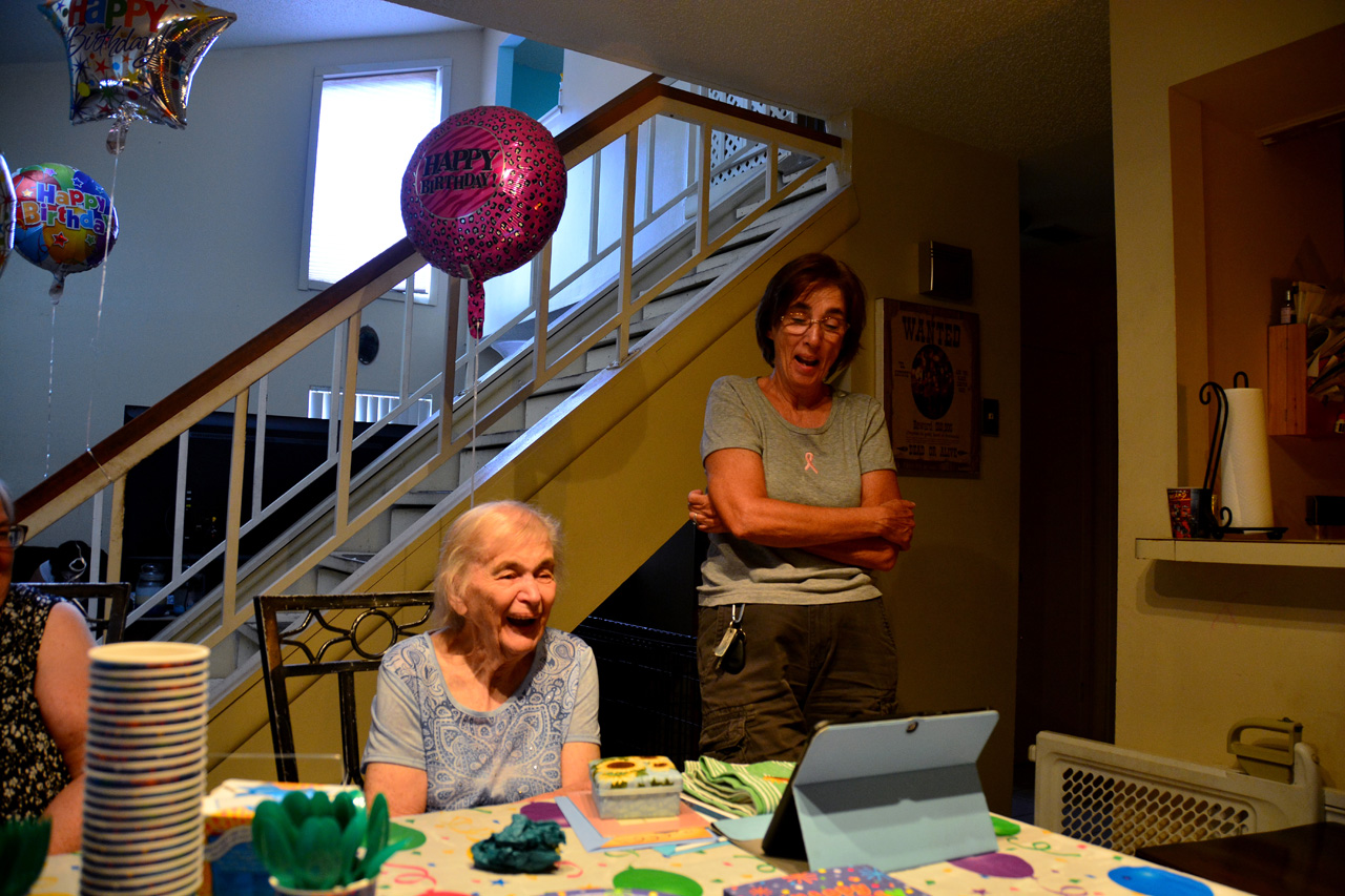 2017-05-20, 021, Irene Cocchiara's 90th Birthday, Gram and Linda