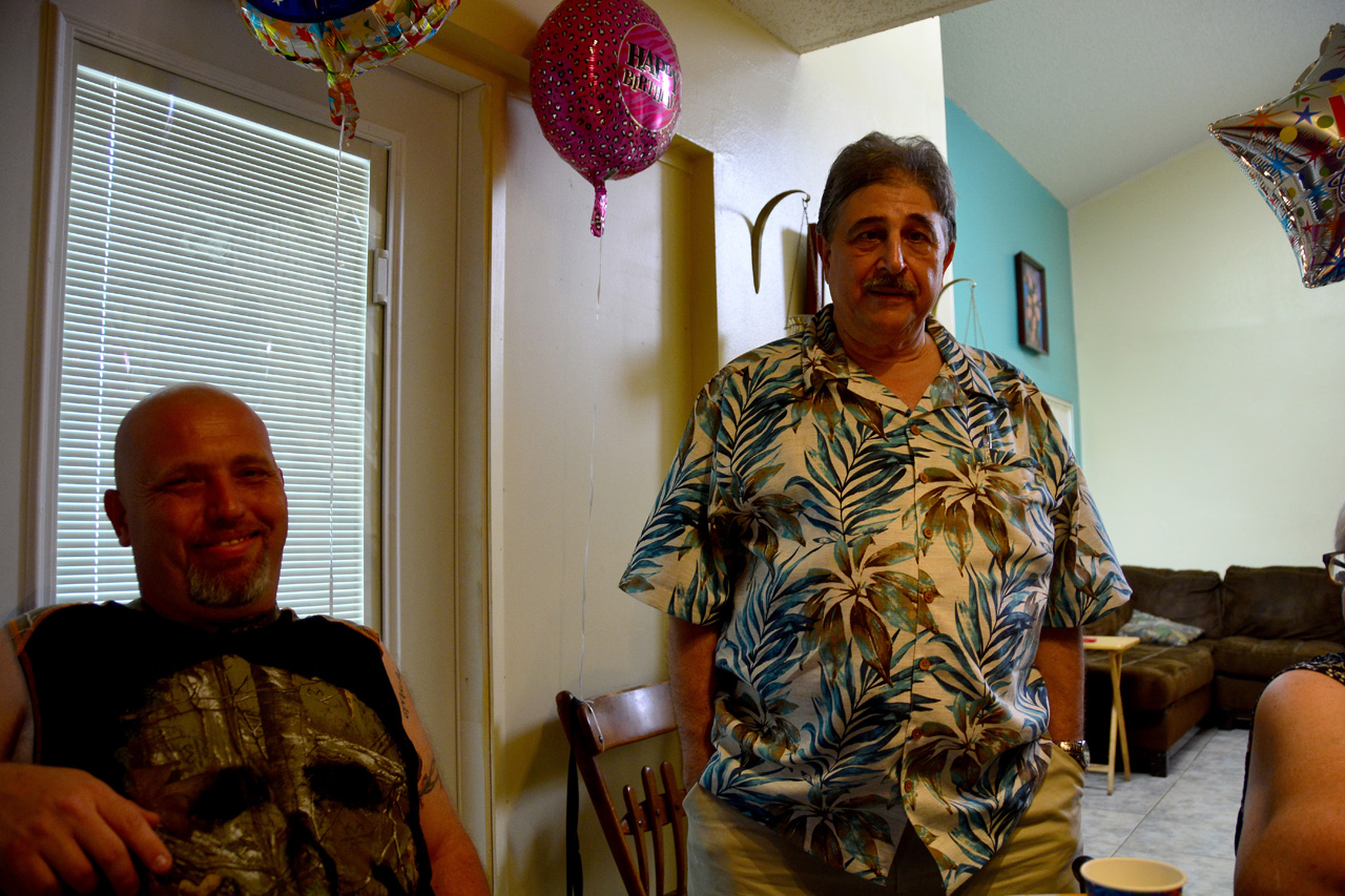 2017-05-20, 038, Irene Cocchiara's 90th Birthday, Michael and Mike