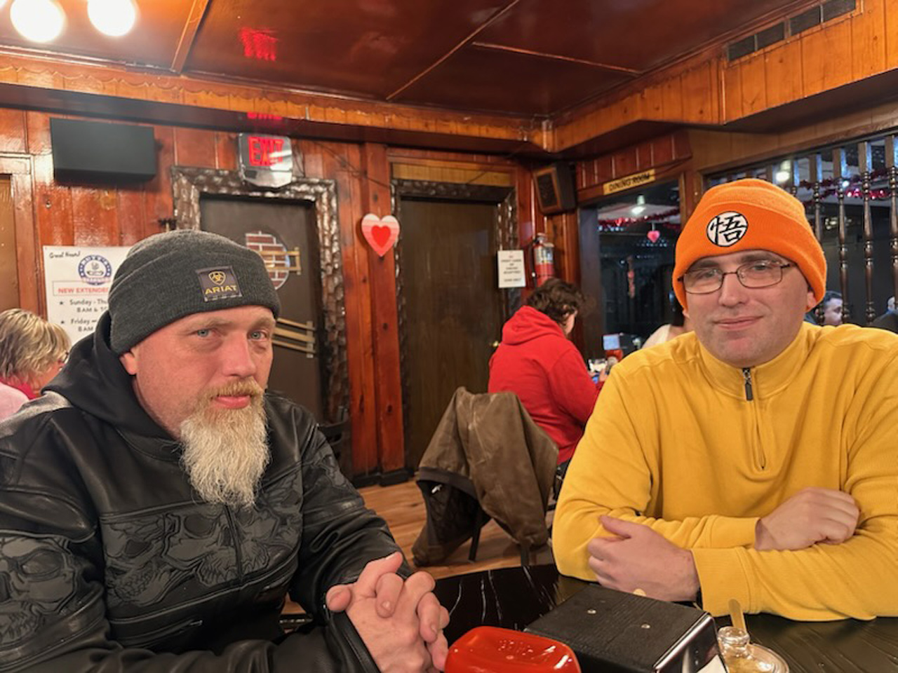 2025-02-09, 003, Micheal and Brian, Ruts Hut