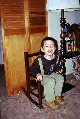 02-03-30, 02, Mikey in Rocking Chair, Saddle Brook, NJ