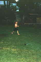 02-07-16, 06, Mikey running in sprinklers, SB, NJ