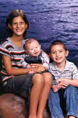 03-08-27, 02, Andrea, Connor, and Mikey